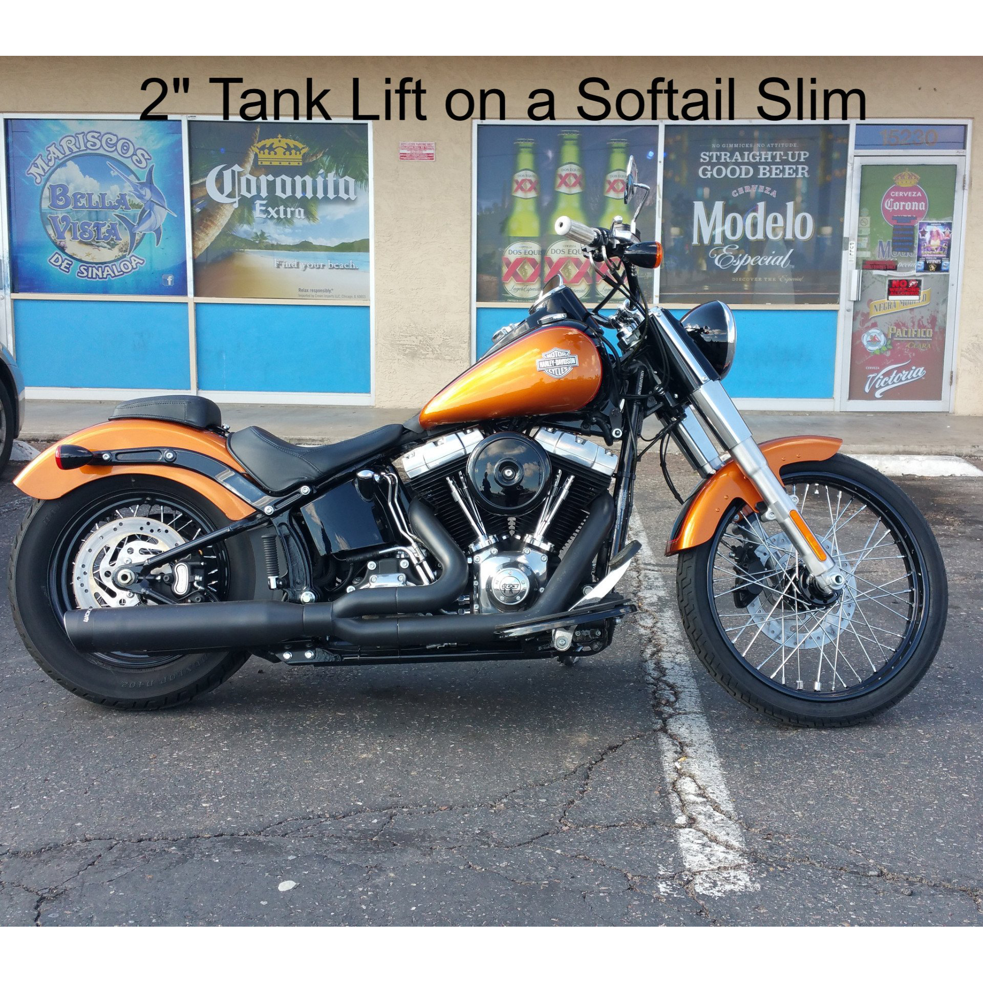 Gas Tank Lift Kit for Softail Models 2000-2017
