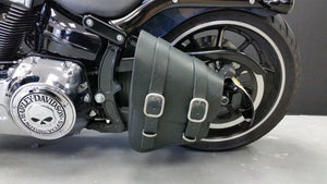 Bolso Individual Para Brazo Oscilante Harley Softail - Modelo DV9K, Color Negro, Resistente Al Agua