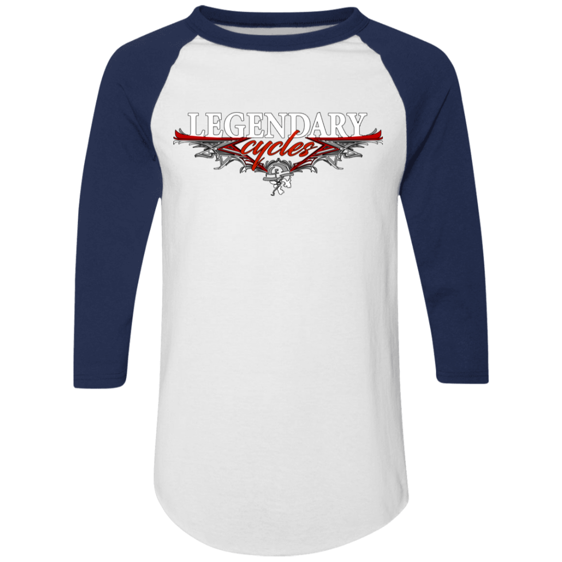 Legendary Cycles Pinstripe Logo Raglan Jersey