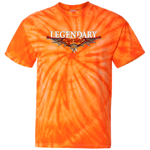 Legendary Cycles Pinstripe Logo Tie Dye T-Shirt