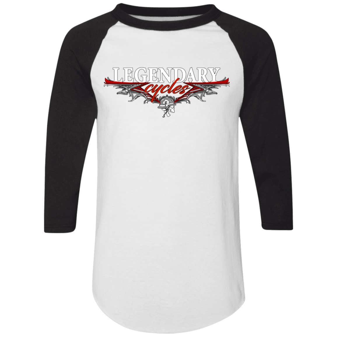 Legendary Cycles Pinstripe Logo Raglan Jersey