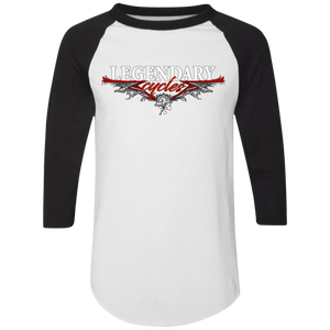 Legendary Cycles Pinstripe Logo Raglan Jersey