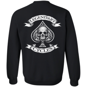 Legendary Cycles Spade Crewneck Pullover Sweatshirt