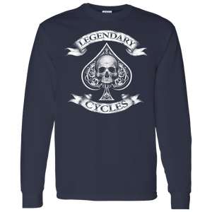 Legendary Cycles Spade Long Sleeve T-Shirt 5.3 oz.