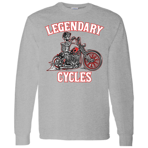 Legendary Cycles Logo Long Sleeve T-Shirt 5.3 oz.