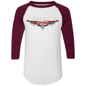 Legendary Cycles Pinstripe Logo Raglan Jersey