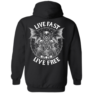 Live Fast Live Free Pullover Hoodie
