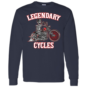 Legendary Cycles Logo Long Sleeve T-Shirt 5.3 oz.