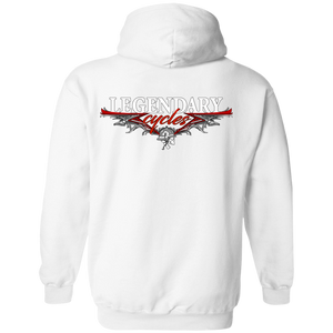 Legendary Cycles Pinstripe Logo Pullover Hoodie