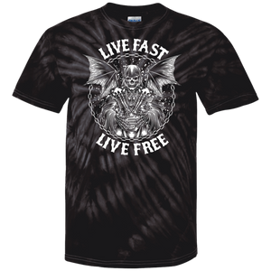 Live Fast Live Free Tie Dye T-Shirt