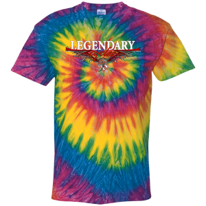 Legendary Cycles Pinstripe Logo Tie Dye T-Shirt