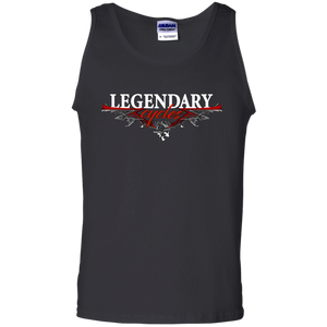 Legendary Cycles Pinstripe Logo Tank Top