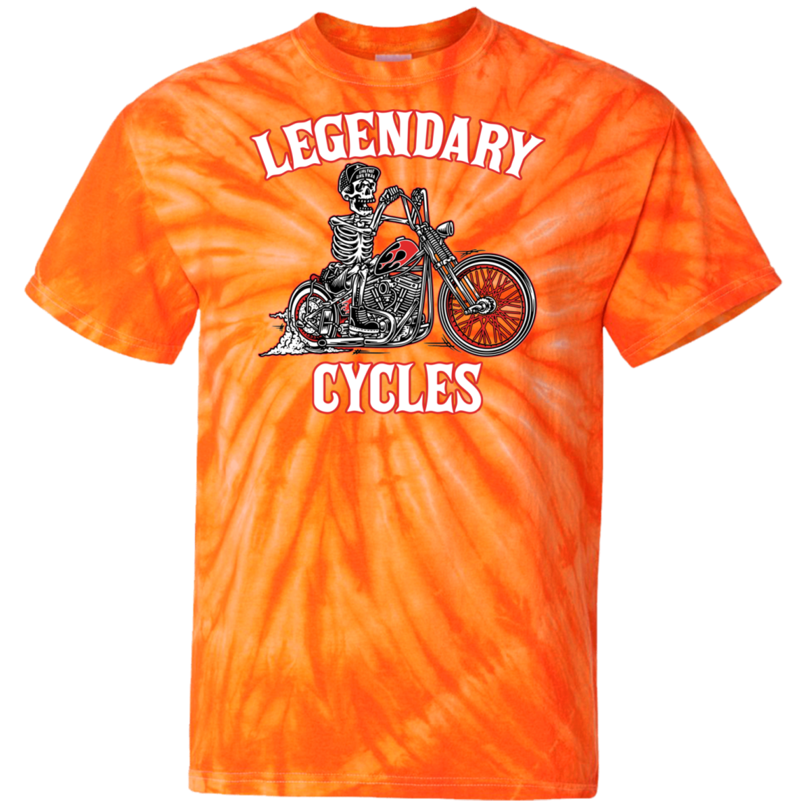 Legendary Cycles Logo Tie Dye T-Shirt