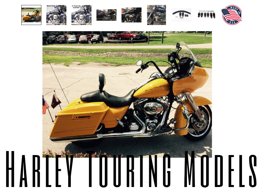 Gas Tank Lift Kit for Harley Touring Models Legendary Cycles