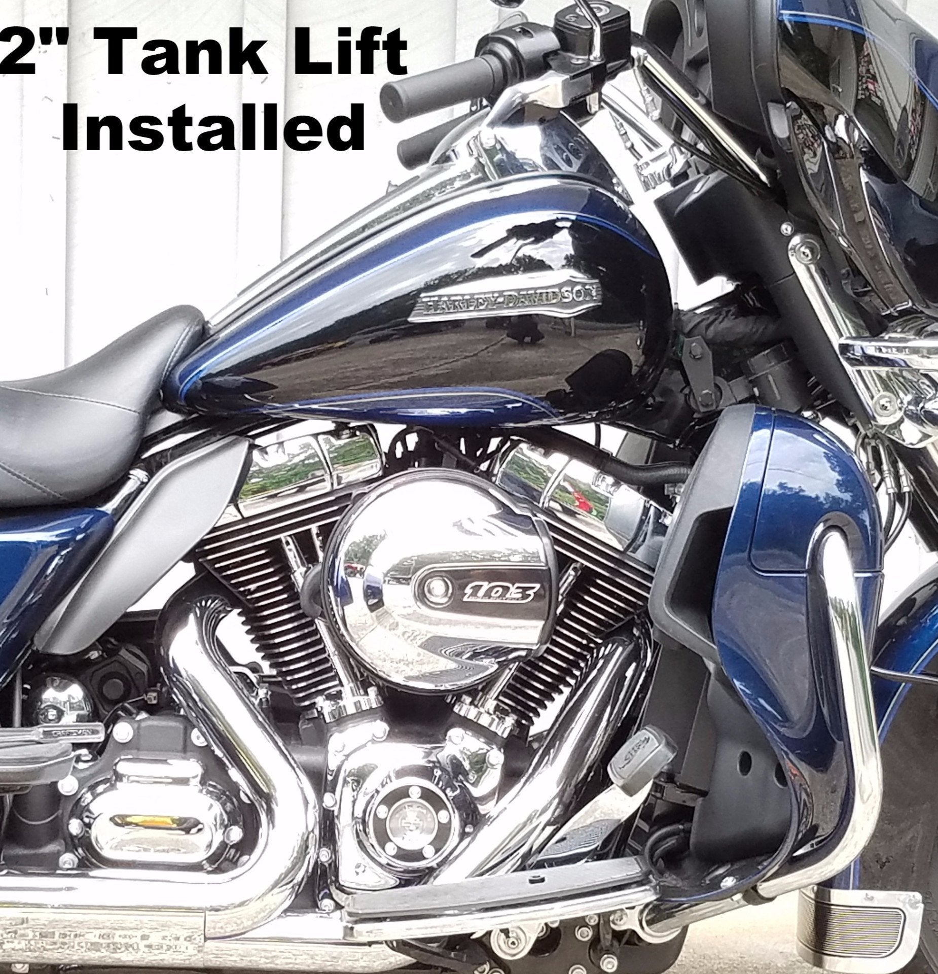 Gas Tank Lift Kit for Tri-Glide & Freewheeler Trike Models